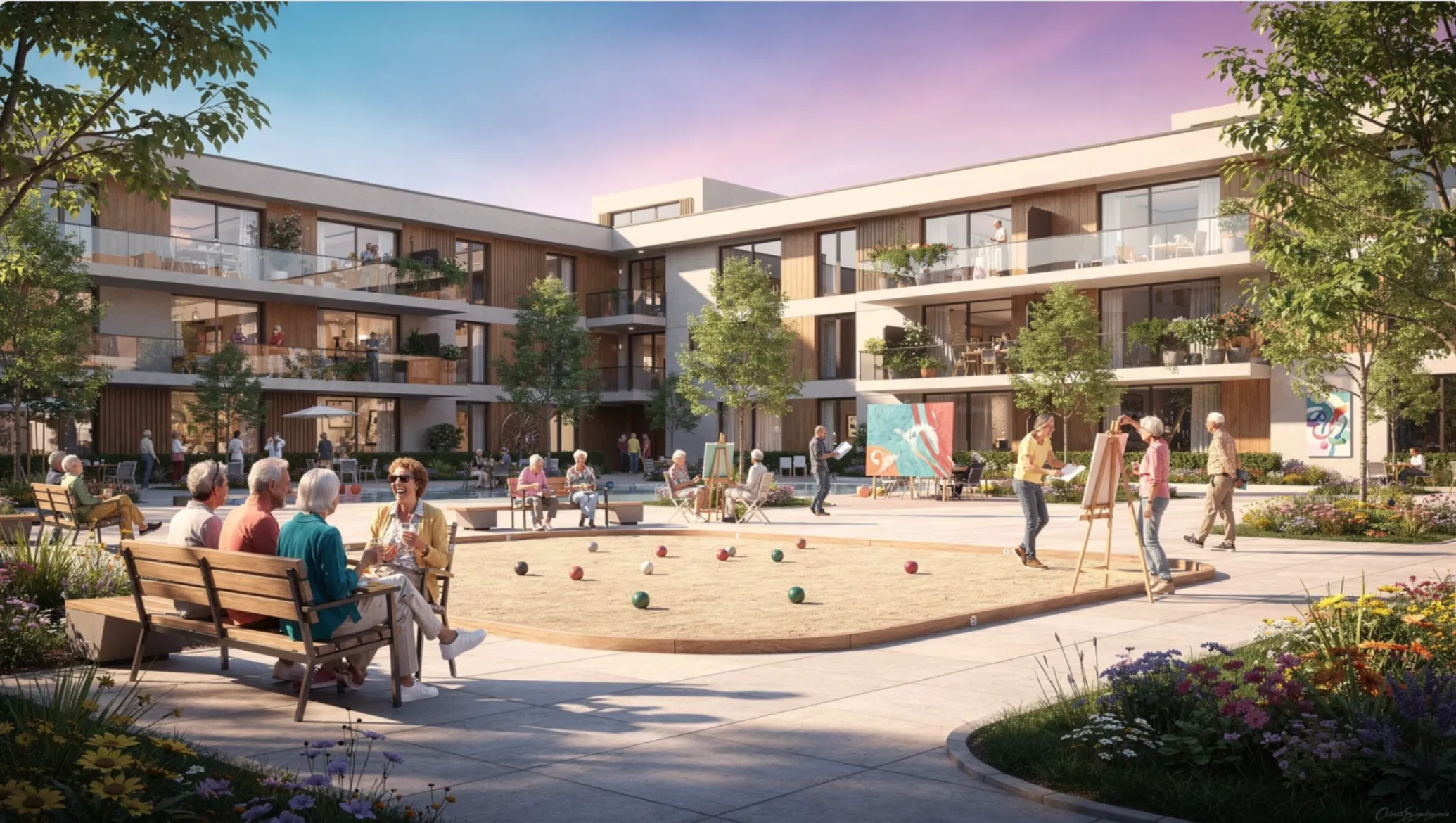 Modern lakhatási modell nyugdíjasoknak